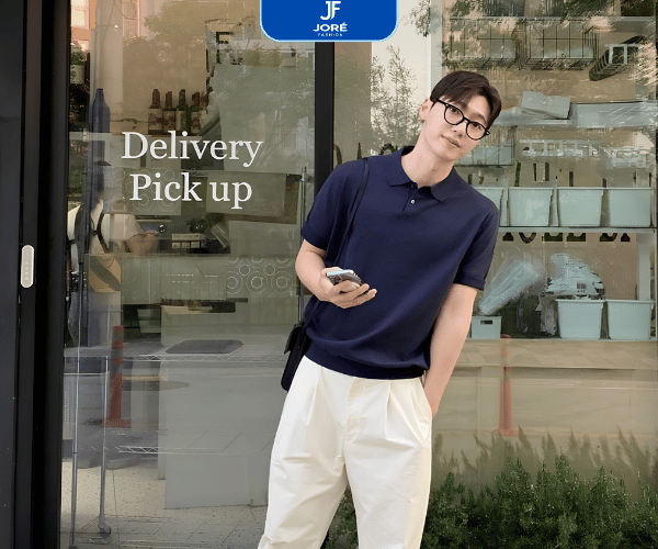 Quần Kaki Nam Form Basic - Ảnh 4