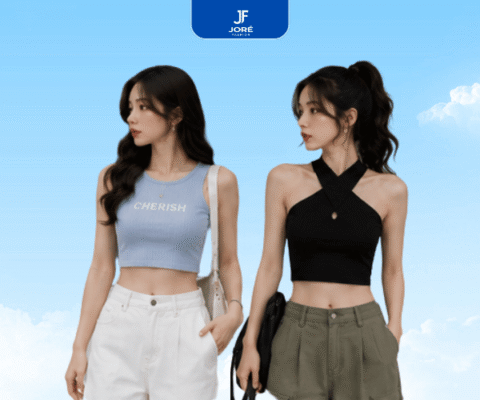 Áo croptop nữ phong cách năng động 