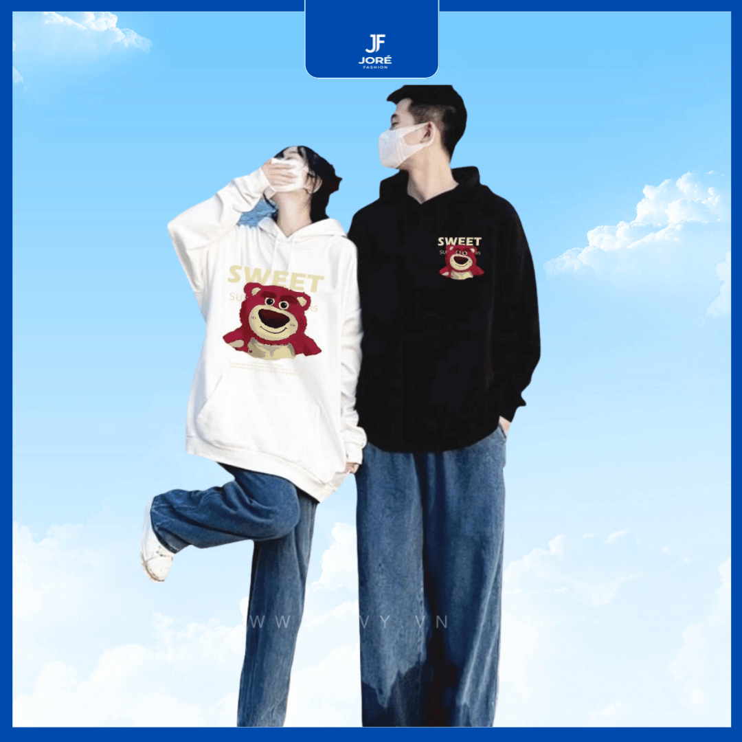 Áo Hoodie Couple Hàn Quốc - Ảnh 2
