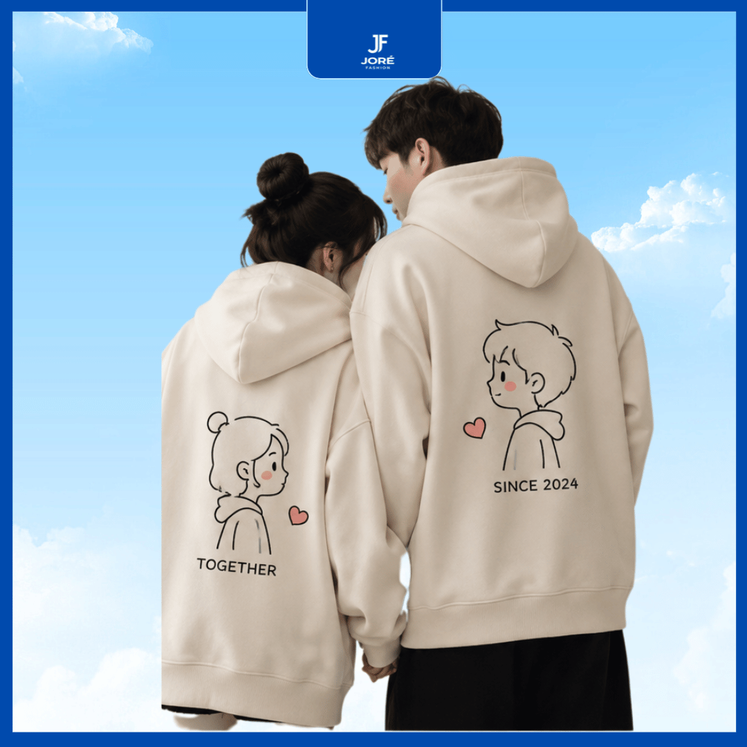 Áo Hoodie Couple Hàn Quốc - Ảnh 4