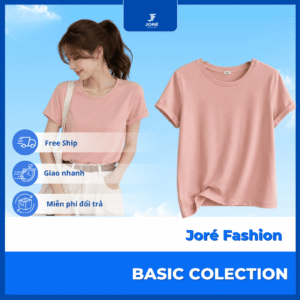 Áo Basic Nữ Cổ Tròn Cotton Cao Cấp