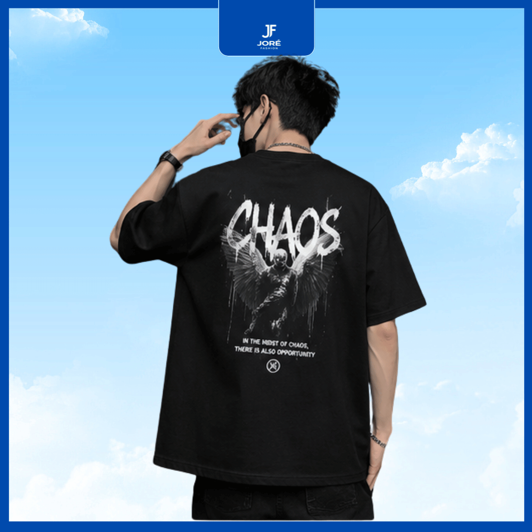Áo Thun Đồ Nam Cá Tính Chaos - Ảnh 5