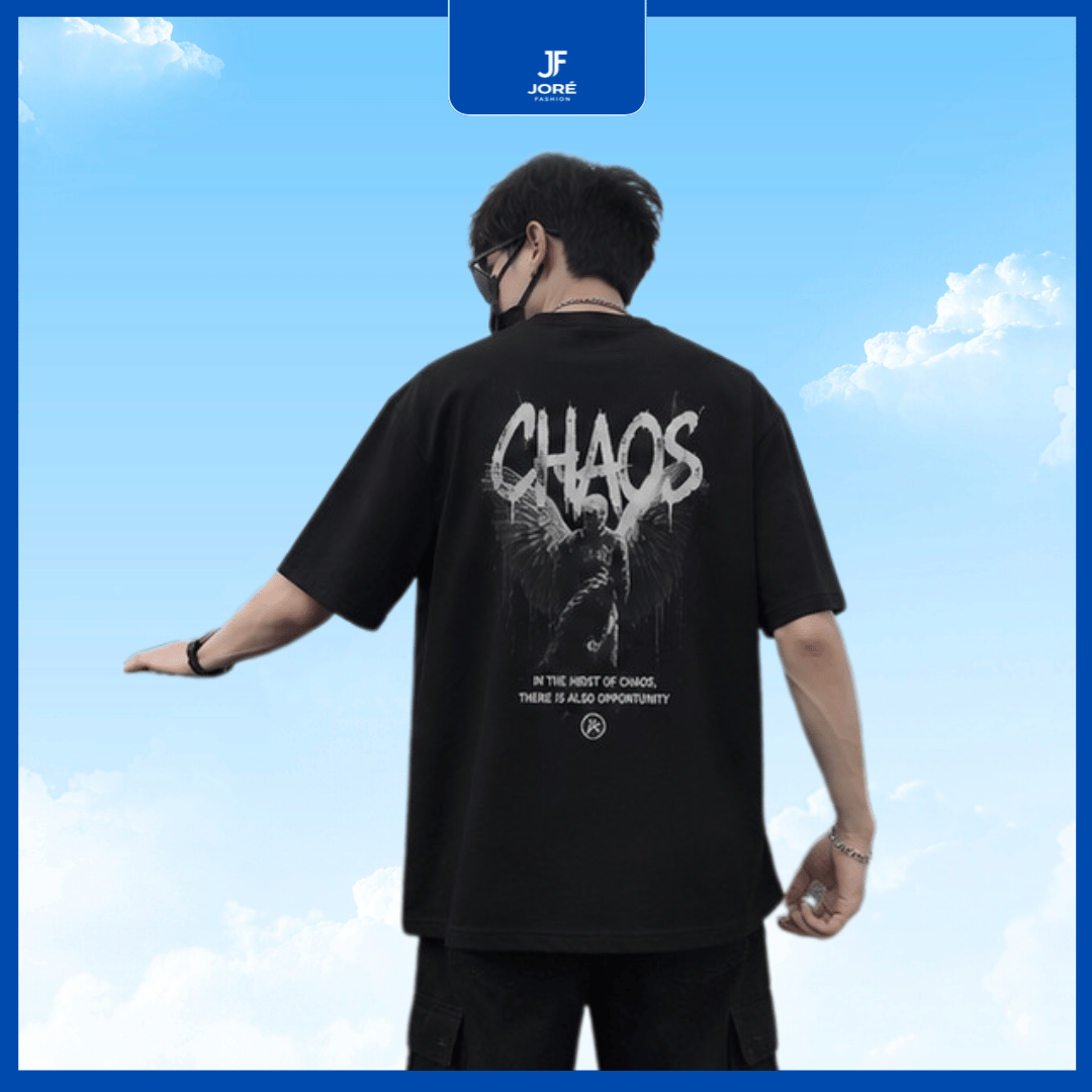 Áo Thun Đồ Nam Cá Tính Chaos - Ảnh 2