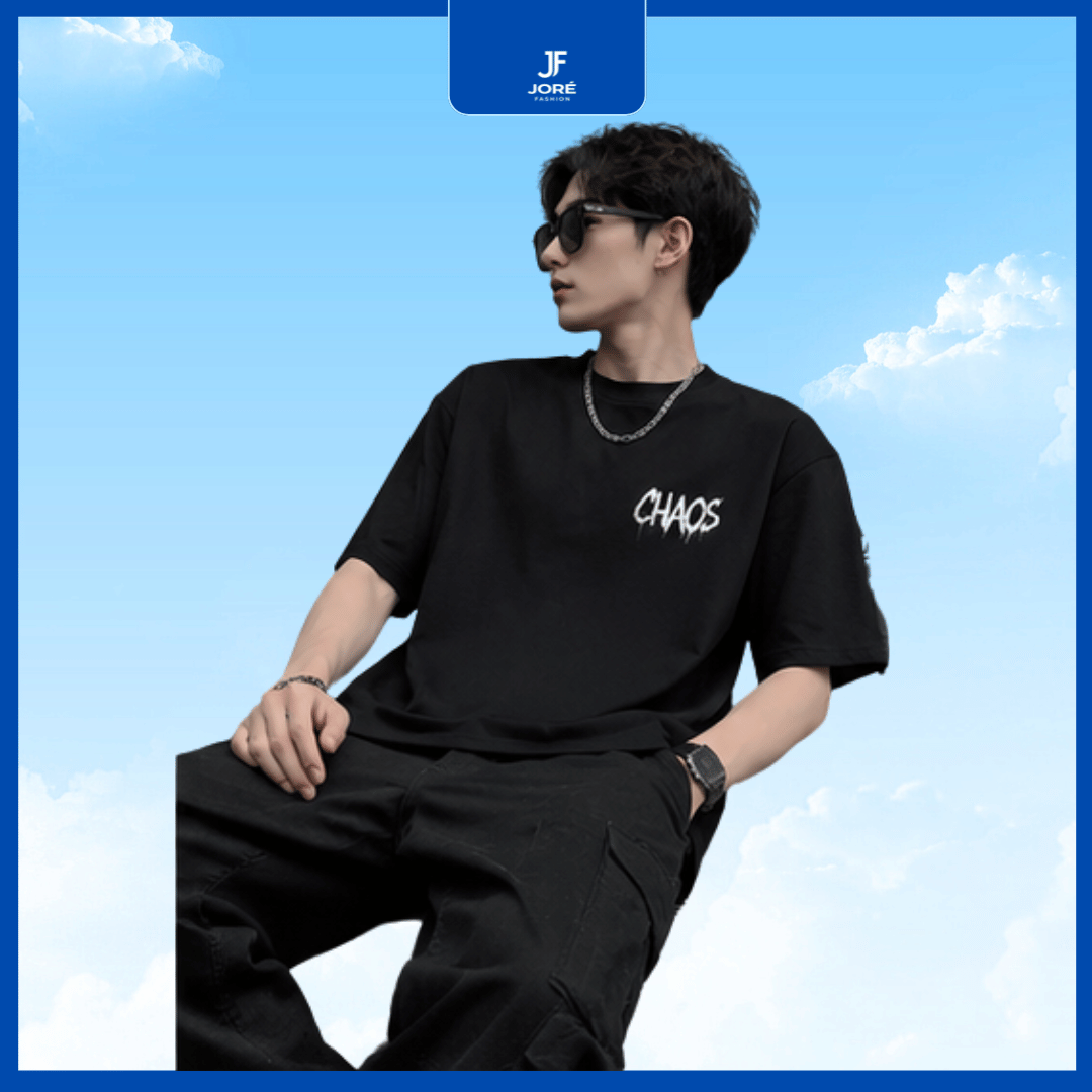 Áo Thun Đồ Nam Cá Tính Chaos - Ảnh 4