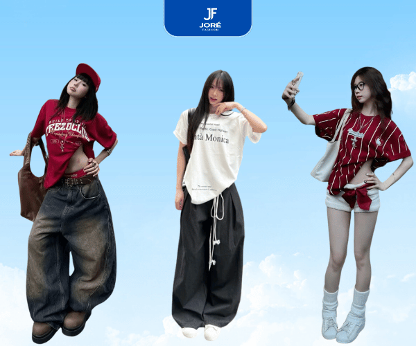 Áo Thun Nữ Oversize Basic - Ảnh 2