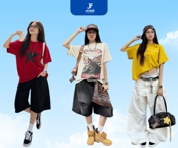 Áo Thun Nữ Oversize Basic - Ảnh 4